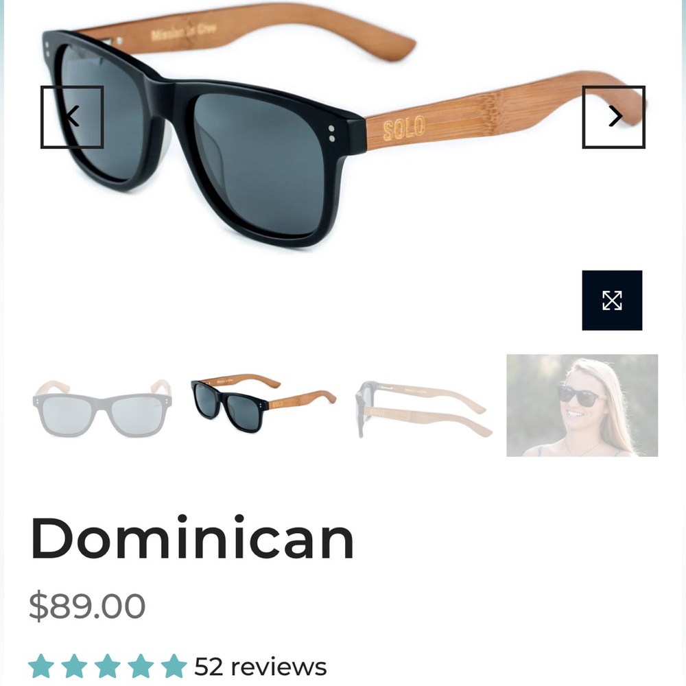 Solo Eyewear Sunglasses - Dominican, Unisex